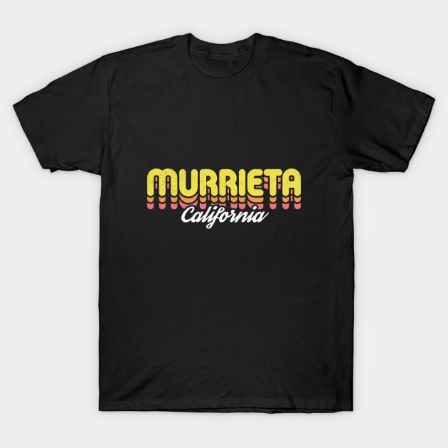 Retro Murrieta California T-Shirt by rojakdesigns